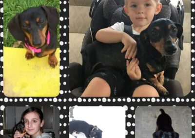 family and their dog